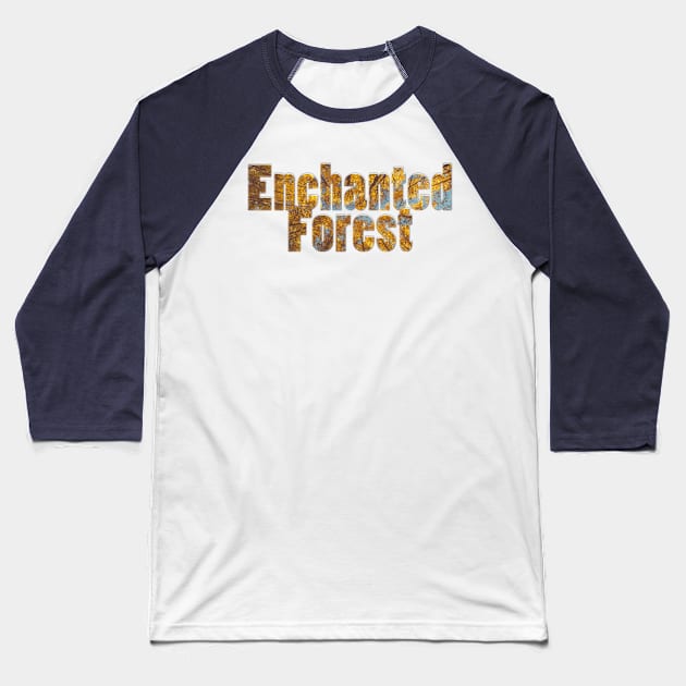 Enchanted Forest Baseball T-Shirt by afternoontees